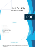 Project Port City: Colombo, Sri Lanka