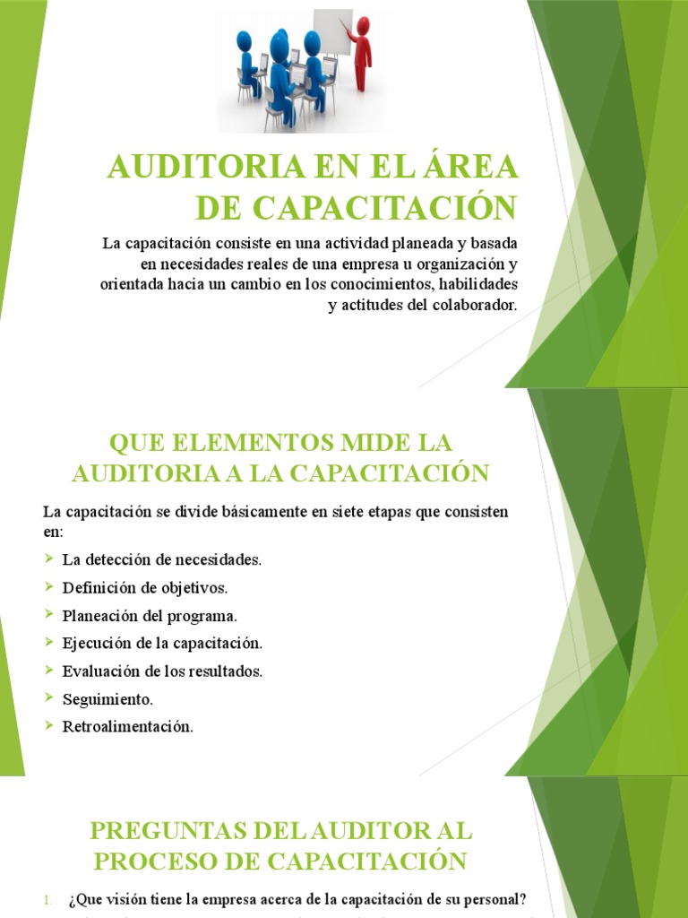 Auditoría en Capacitación Empresarial | PDF | Crecimiento personal y ...