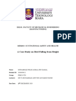 A Case Study On Died Falling From Height: Em241: Faculty of Mechanical Engineering (Manufacturing)