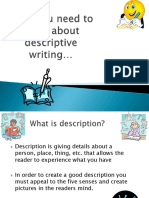 Descriptive Writing