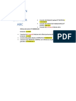 EXAMEN FINAL EMPRESA ABC CREACIÓN DOCUMENTOS