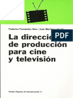 DIRECCIÓN DE PRODUCCIÓN PARA CINE Y TELEVISIÓN