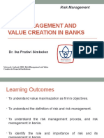 Risk Management - Value Creation