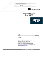 BAUMER_Termodesinfectora_Manual de Manutencao