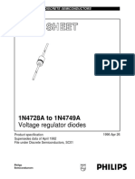 Data Sheet: 1N4728A To 1N4749A