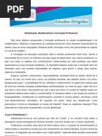 Globalização,Neoliberalismo e Formação Profissional-FJN
