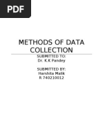 Download Methods of Data Collection by Harshita Malik SN49259279 doc pdf