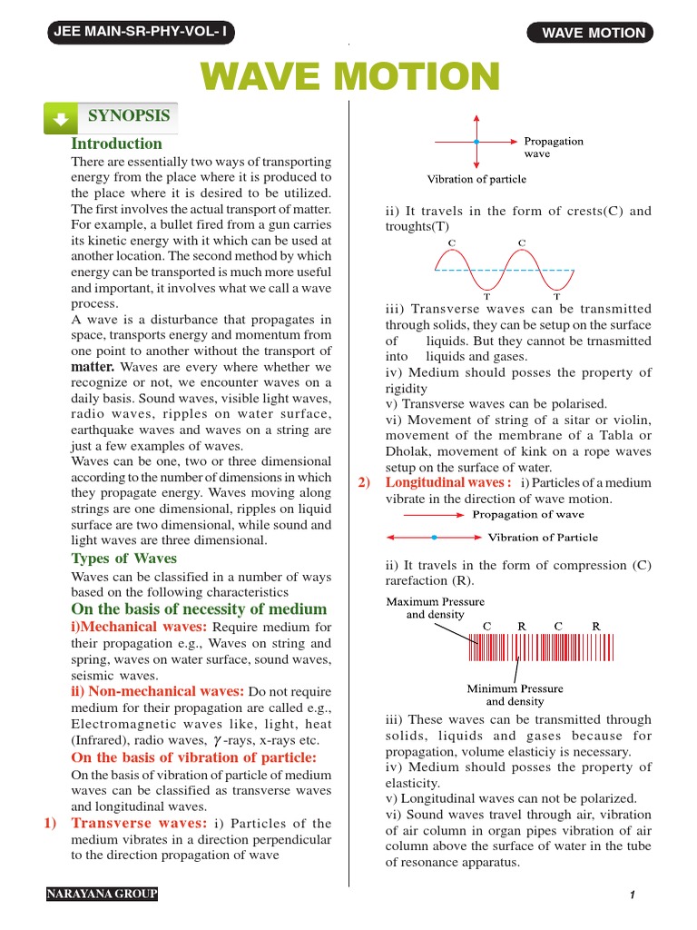 Characteristics of Wave Motion | PDF | Waves | Wavelength