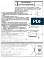 Les Forces Electromagnetiques La Loi de Laplace Exercices Non Corriges 3