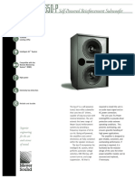 Self-Powered Reinforcement Subwoofer: Features