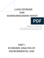 Valuasi Ekonomi DAN Keanekaragaman Hayati: Wahyu Yun Santoso