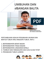 Pertumbuhan Dan Perkembangan Balita