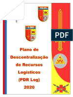 Livro Plano de Descentralizacao de Recursos Logisticos 2020