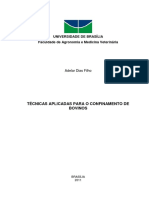 Técnicas para confinamento de bovinos