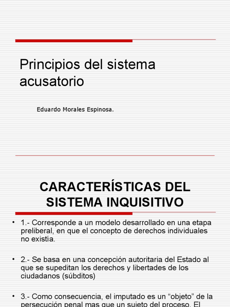 Principios Del Sistema Acusatorio | PDF | Justicia | Ley procesal