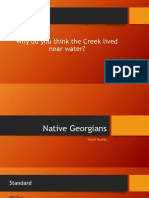 Creek and Cherokee