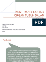 Hukum Transplantasi Organ Tubuh Dalam Islam