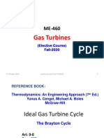 Gas Turbines Cycle