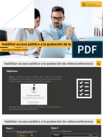 DV Videoconf. - Habilitar Acceso Público A Grabación de Videoconf