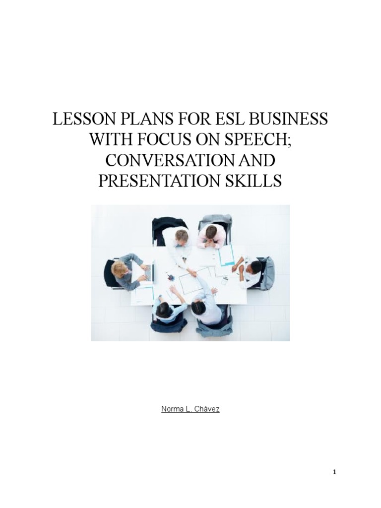 ESL Business English Lesson Plans | PDF | Brainstorming | Lesson Plan