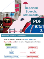 Reported Speech - Statements