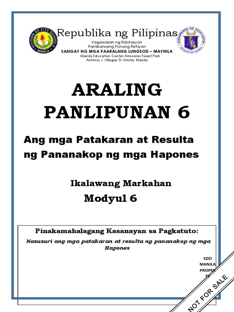 AP 6 - Q2 - Mod6 | PDF