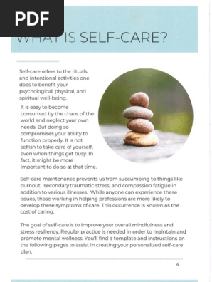 Self Care Plan