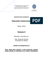 Educación Costarricense: Orientación Académica