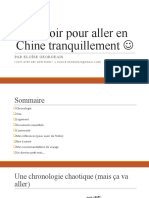 a savoir pour aller en chine tranquillement