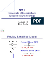 (Essentials of Electrical and Electronics Engineering) : Diode Circuits