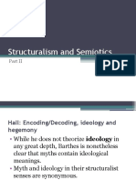 Structuralism and Semiotics - Part II