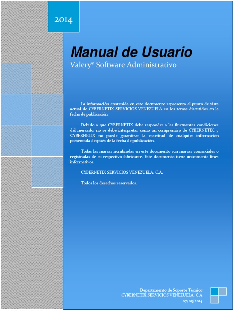 Manual de Usuario | PDF | Soporte técnico | Usuario (informática)
