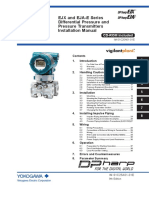 User's Manual: EJX and EJA-E Series Differential Pressure and Pressure Transmitters Installation Manual