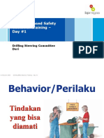 Behavior Based Safety Observer Training - Day #1: Drilling Steering Committee Duri