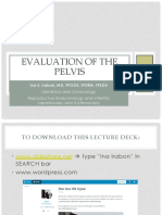 Evaluation of The Pelvis