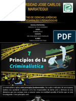 PRINCIPIOS DE LA CRIMINALISTICA