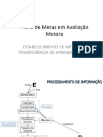 Plano de Metas em Avaliação Motora