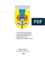 Laporan Kegiatan Makanan Internasional