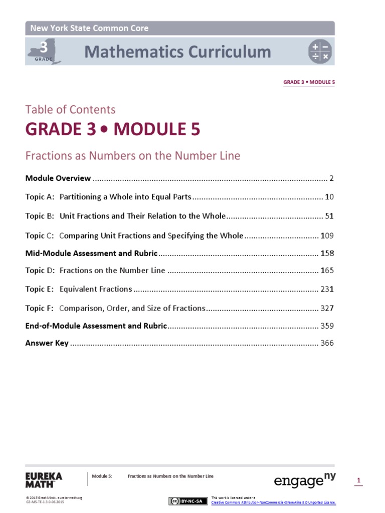 Math Grade 3 Module 5/7 | PDF | Common Core State Standards Initiative ...
