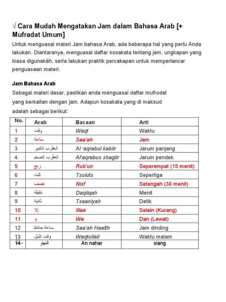 Nota Bahasa Day 2 Jumaat 12 06 15 Arab Thai And Bits Of Others