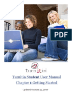 Turnitin Student Manual