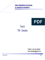 Estructura de Datos TAD Conjuntos