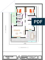 Ground Floor Plan: Bedroom 12'0''X11'7'' M.Bedroom 12'0''X10'7''
