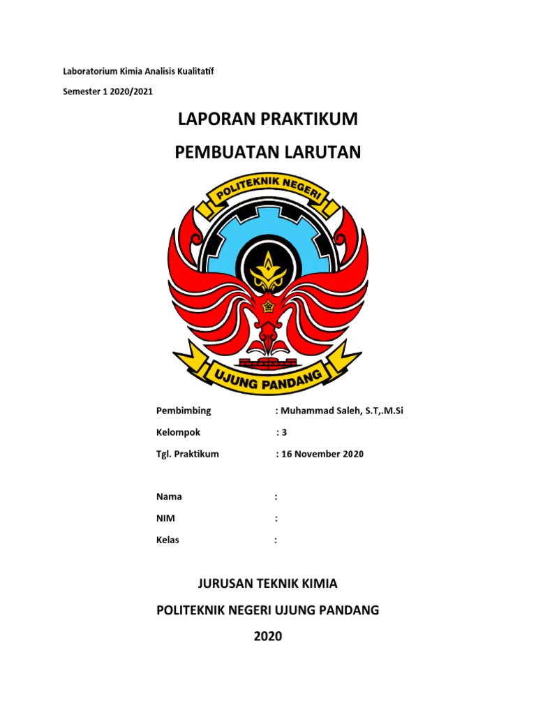 Laporan Praktikum Pembuatan Larutan | PDF