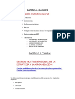 Organización Multidimensional (1)