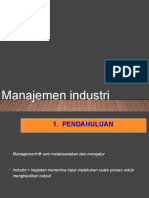 Manajemen Industri