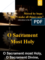 Moved by Hope: "See, I Make All Things New": Adoration To The Blessed Sacrament