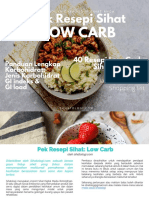 (SAMPLE) Pek Resepi Sihat: Low Carb