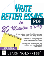 Write Better Essaysin 20 Minutesa Day 3 RD Edition