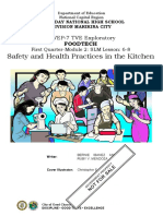 Safety and Health Practices in The Kitchen: STVEP-7 TVE Exploratory